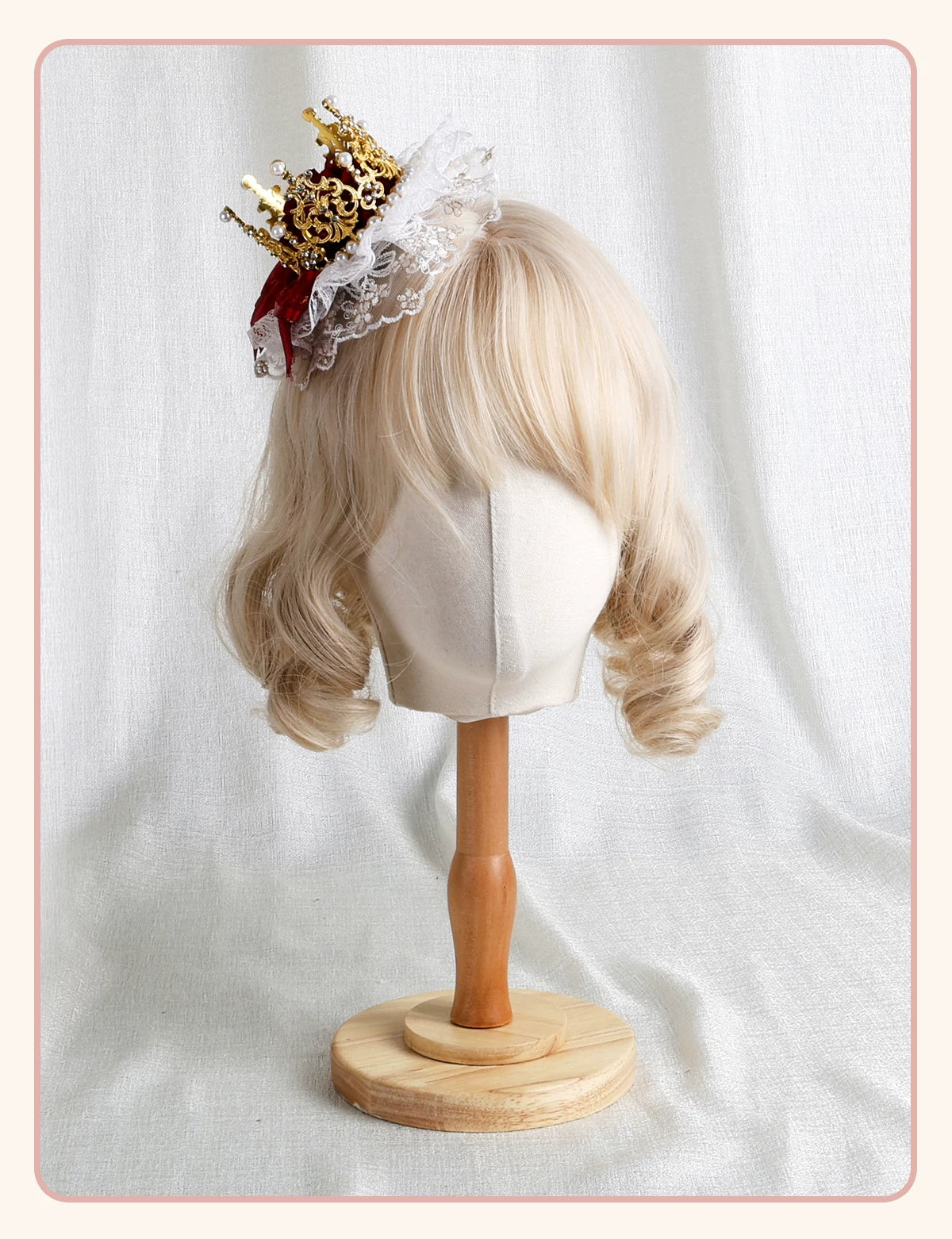 Stardust Rose - Rose Bow Collection - Headwear with red rose motifs
