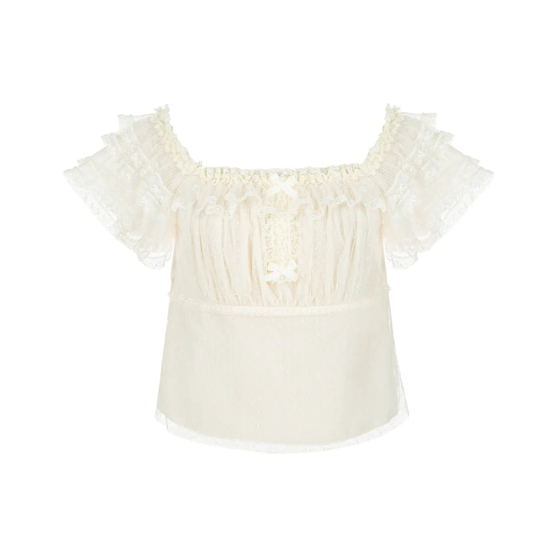 With PUJI - Little Sea Salt - Lolita Top detail view 7