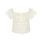 Ivory Short Sleeve Inner Top Only - pre order / S