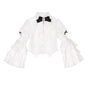 Blouse (includes detachable jabot) / S