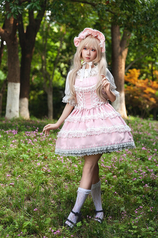 Infanta - Doll in the Mirror - Contrast Lace JSK