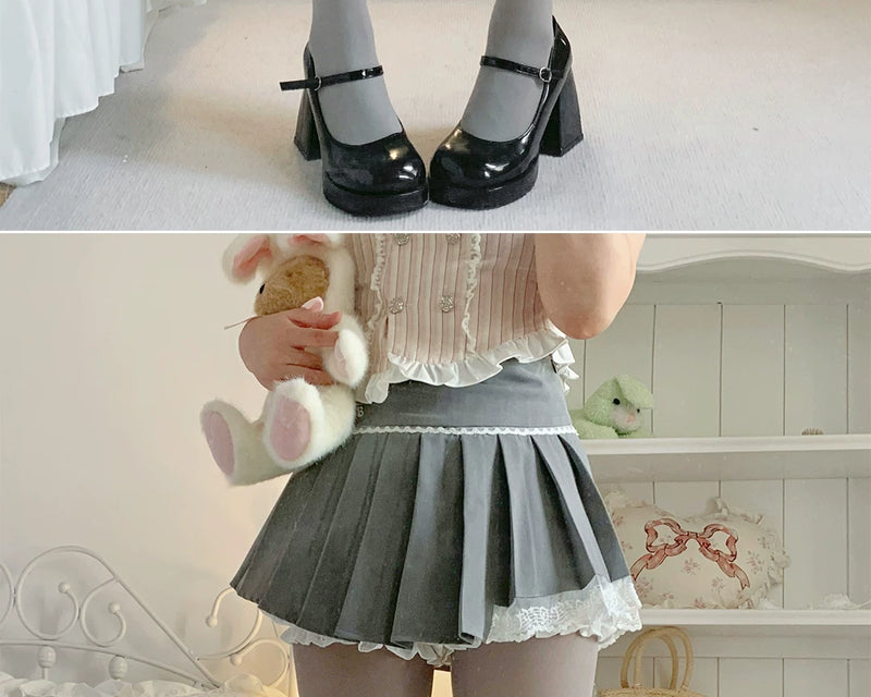 roji roji - Milk Gray 80D - 80D Milk-Gray Tights or Over-the-Knee Socks