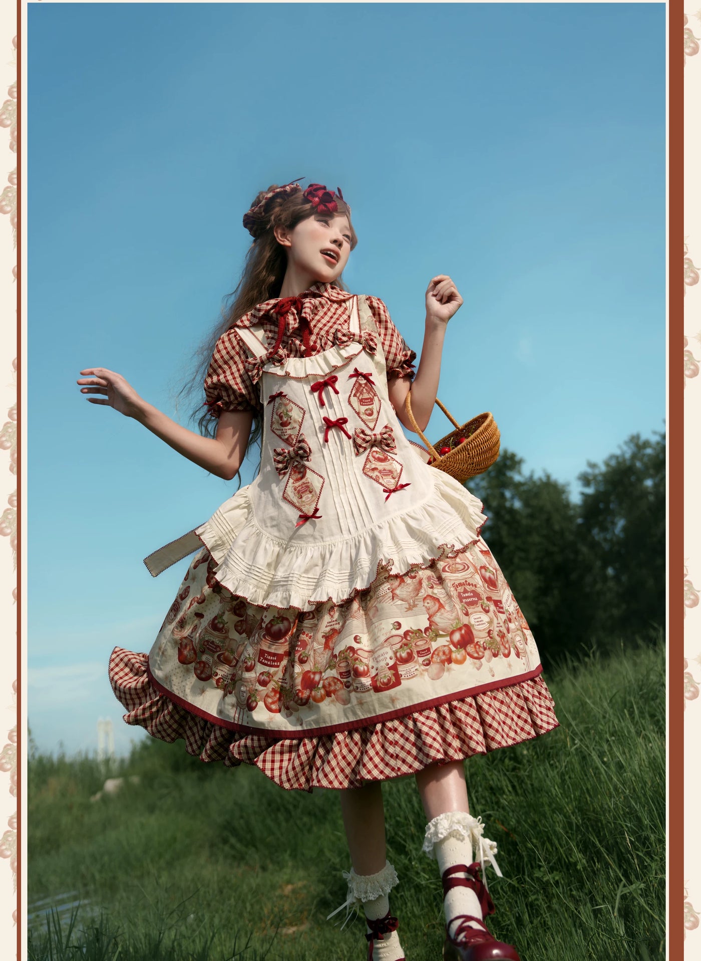 WF - Tomato Can - One-Piece Dress and Coordinate Pieces with Tomato Print