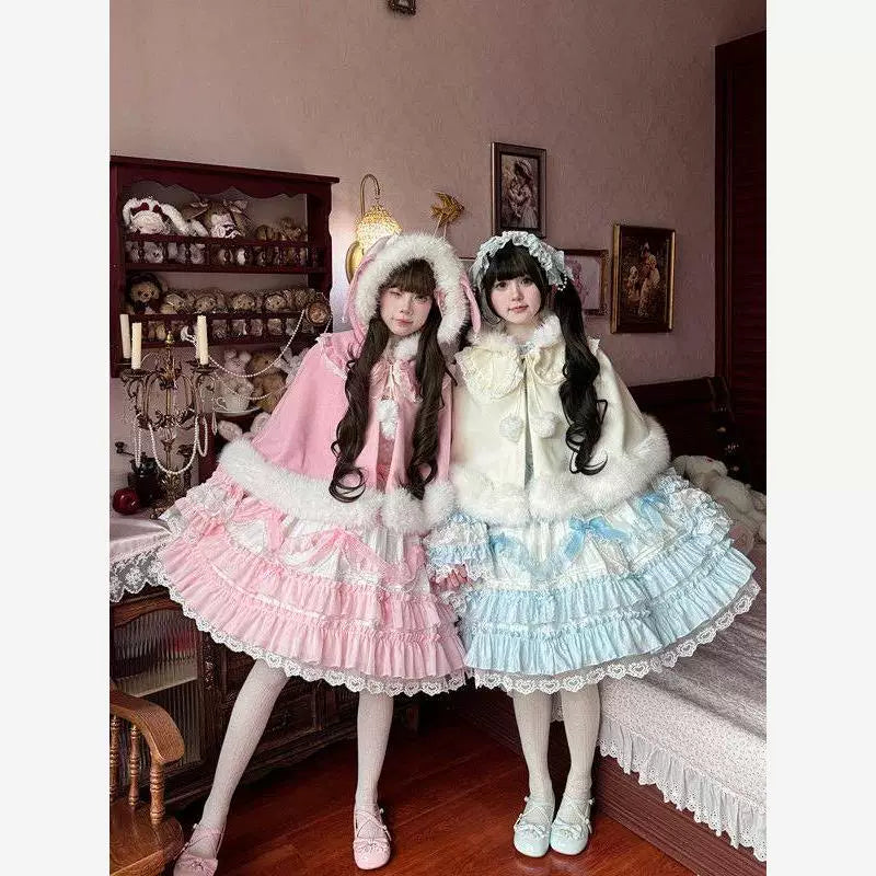 Sweetheart Dream Machine - Lace Heart Cape - Shawl with Lace-Neckline or Heart Styling