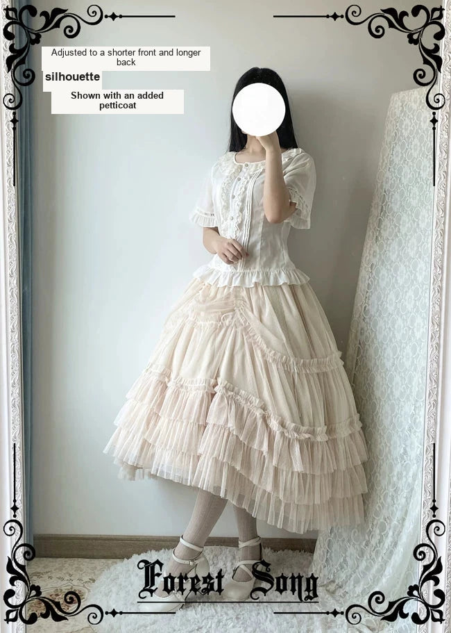 Forest Song - Morning Mist - Adjustable Tulle Petticoat - English product details