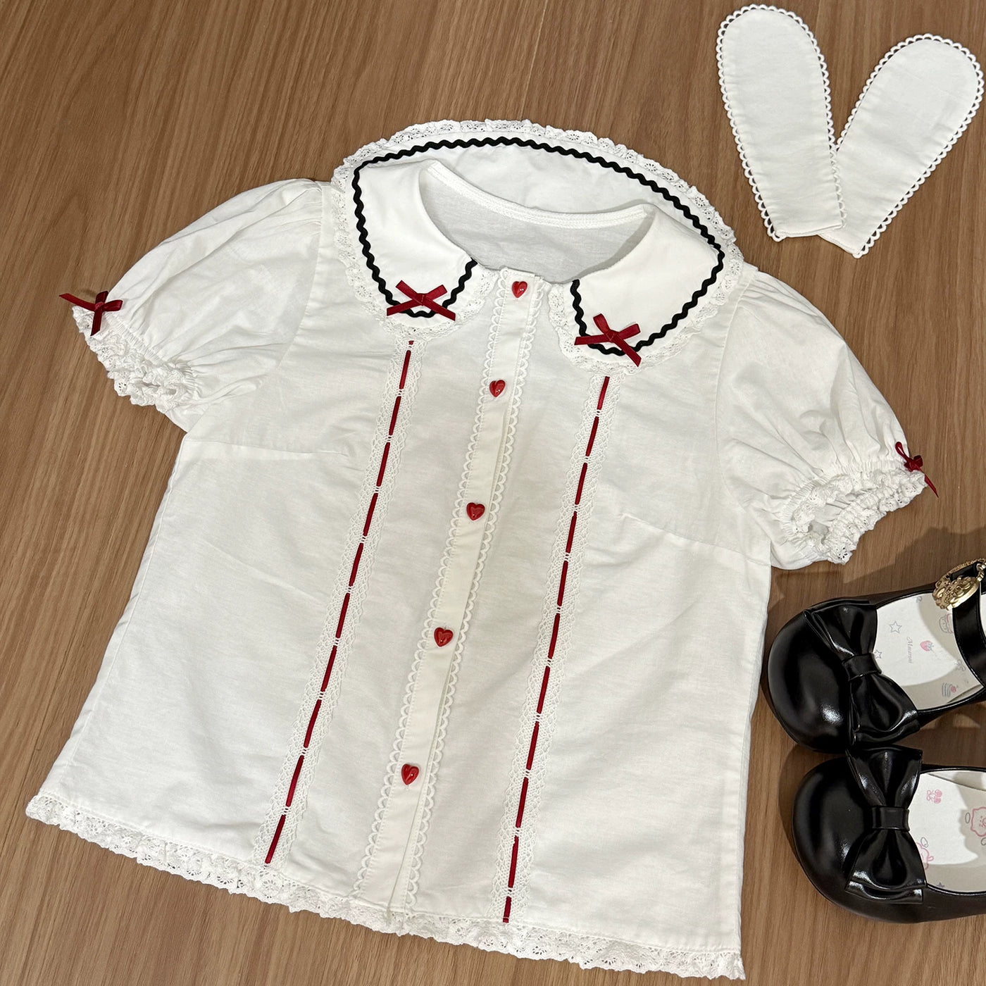 Mystery Rabbit Tea Party - Alice OP / JSK Lolita Dress - detail view 17