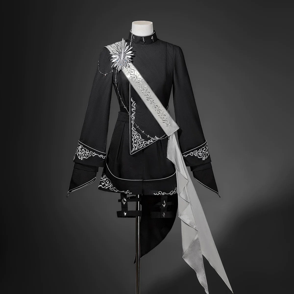 Your Princess - Oathbound Sword - Embroidery Ouji Lolita Set, High-Low Hem Coat