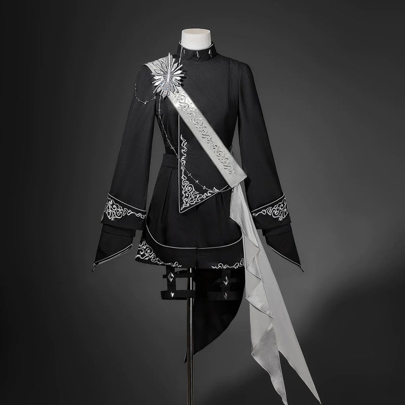 Your Princess - Oathbound Sword - Embroidery Ouji Lolita Set, High-Low Hem Coat