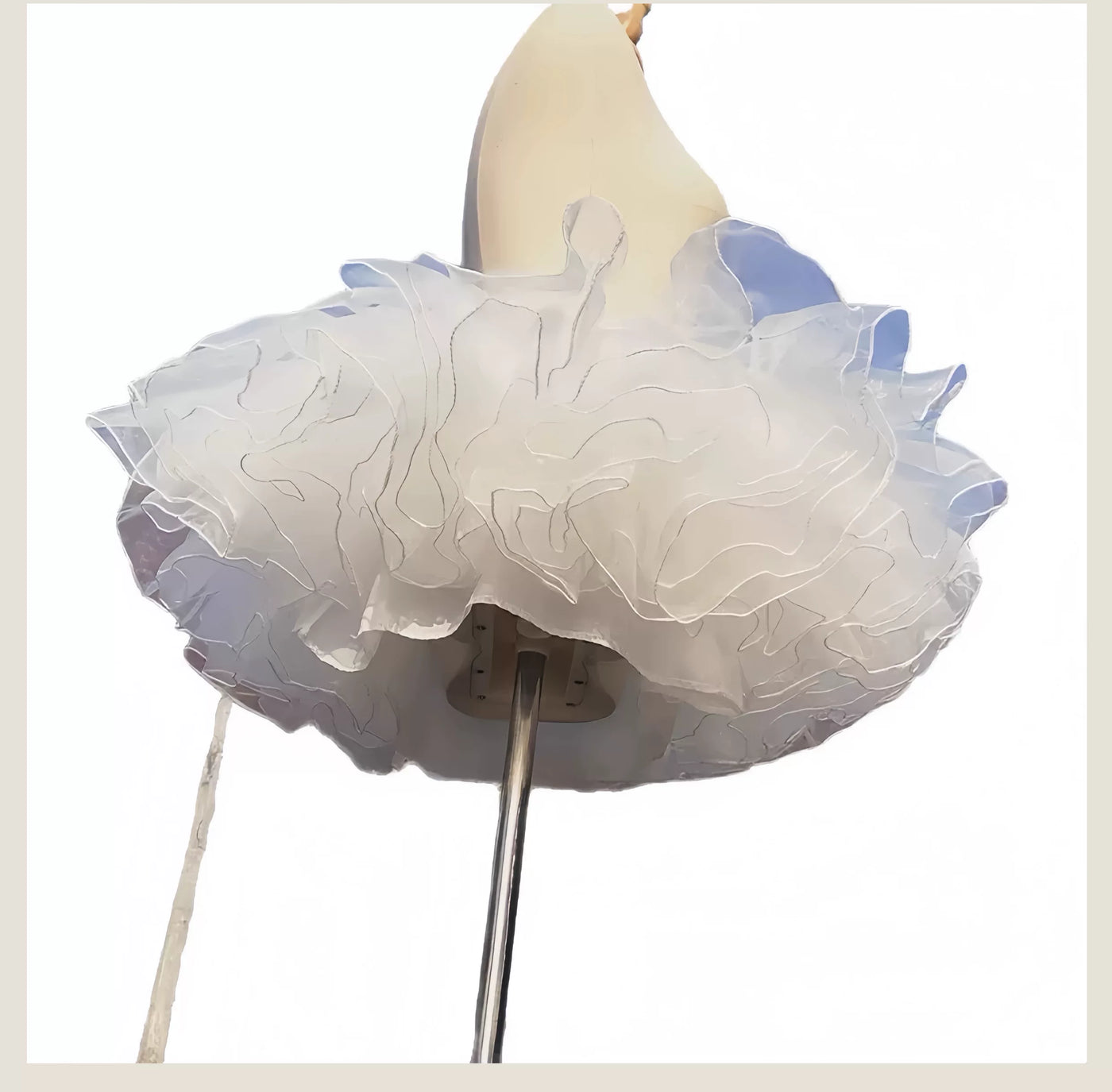 Tata Long Ear - Soft-Tulle Cloud - Petticoat with 40 cm Four-Layer Tulle or 55 cm Cloud Support