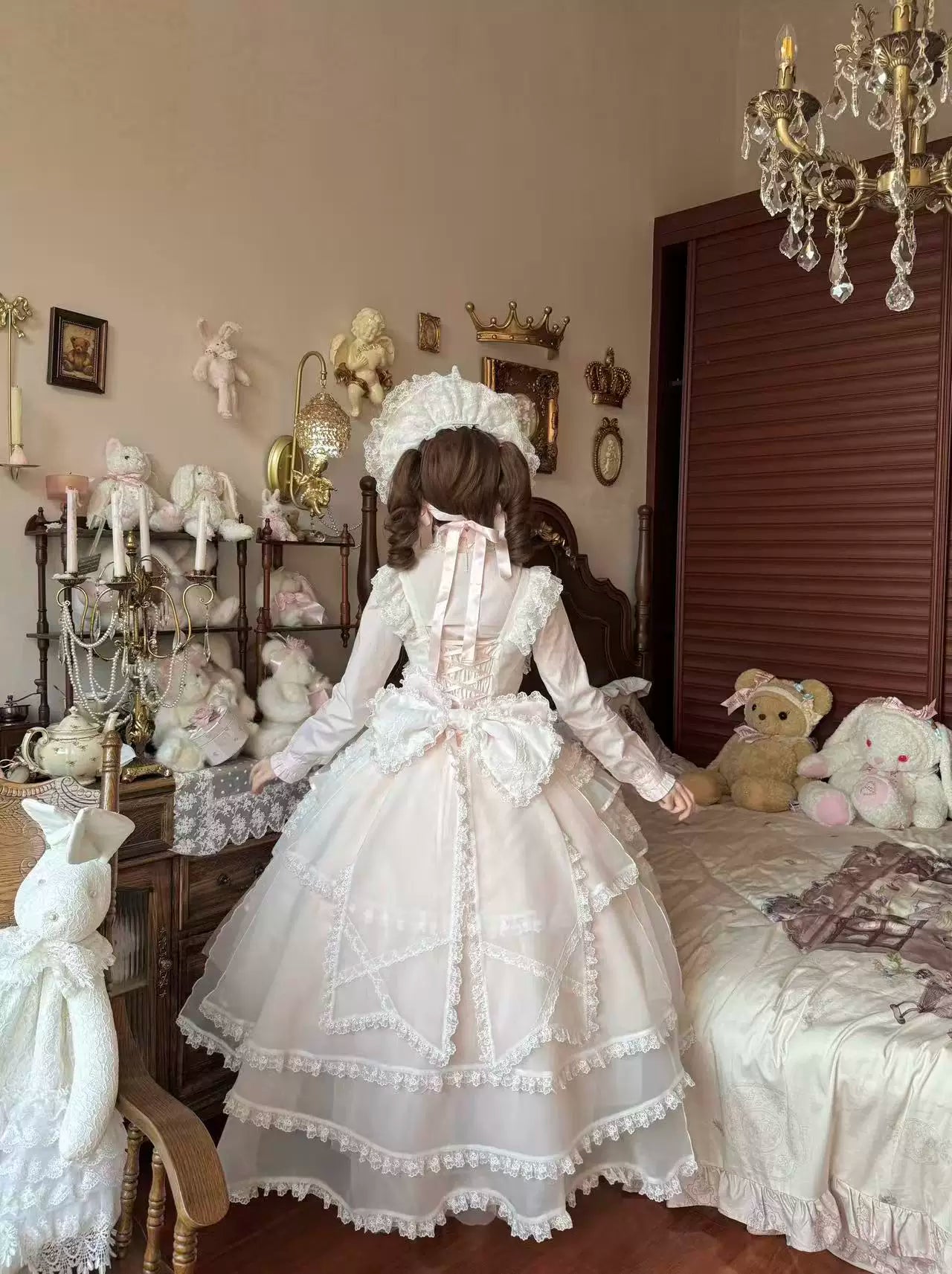 PS Original - Sakura Snow Love Melody - Pastel pink Sweet Lolita