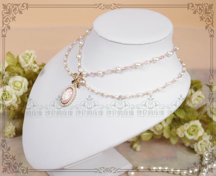 Rose of Sharon - Retro Lolita Necklace 4 Colors - Neckwear
