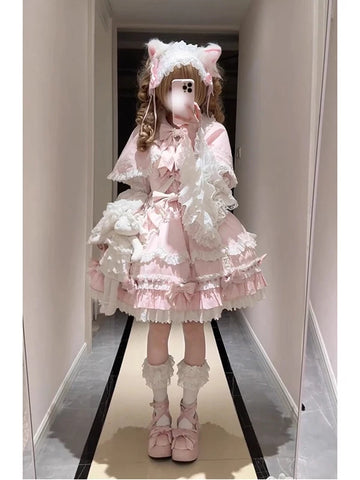 Creamy - Princess Sleeve Lace - Blouse with layered lace ruffles