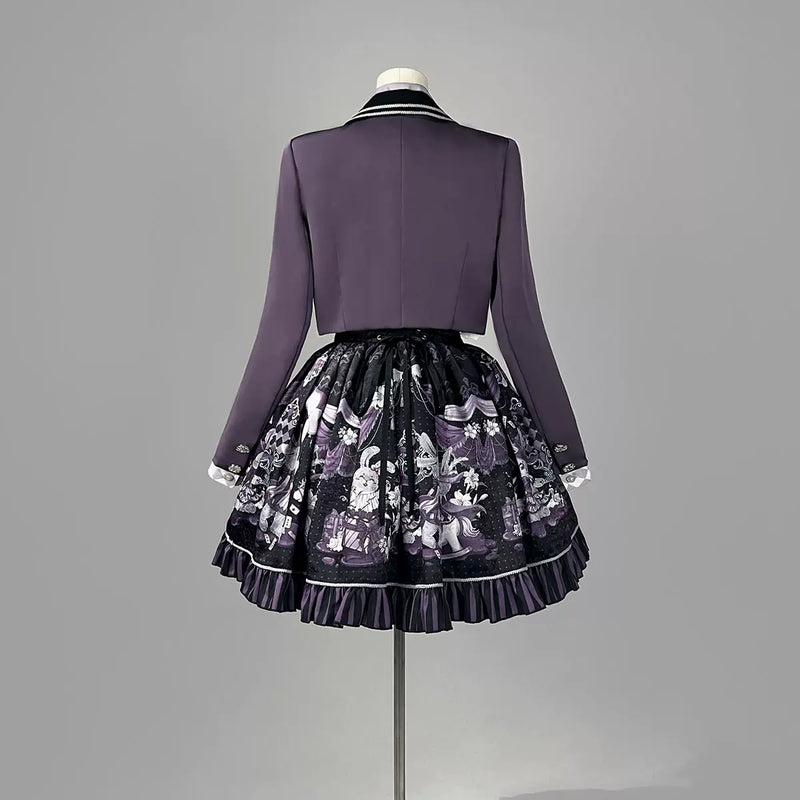 Your Princess - Magic Troupe - Gothic Lolita Outfit, Bunny Printed Skirt