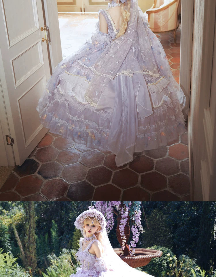 Cat Fairy - Princess on the Run - Lilac Lolita JSK