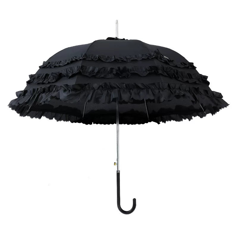 Independent Brand - Ruffle and Birdcage - Multi-Style Umbrellas with Lace Trims
