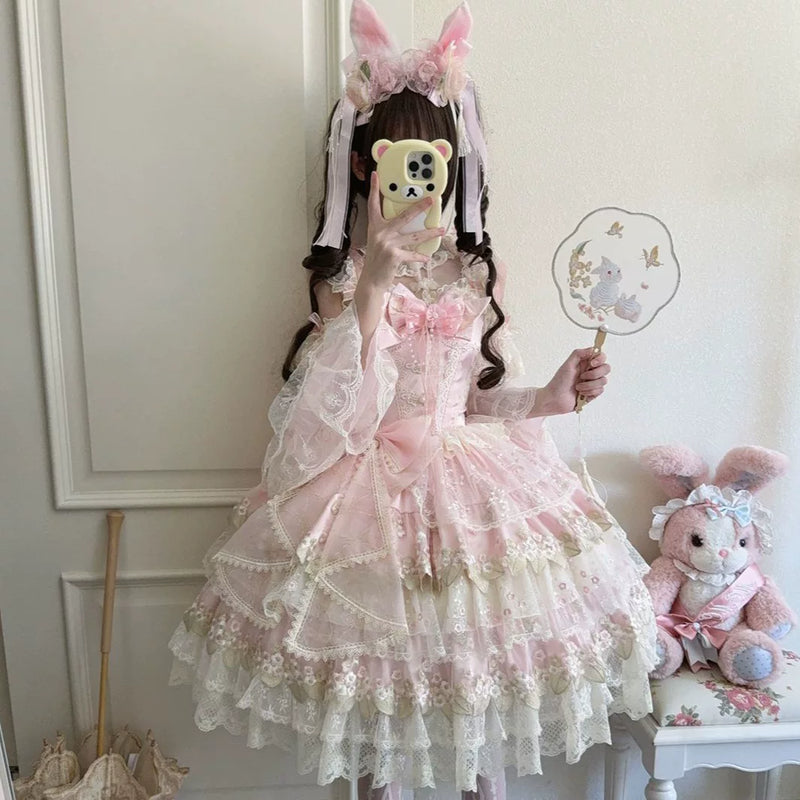 Hanguliang Flower Rain Chinese JSK Dress