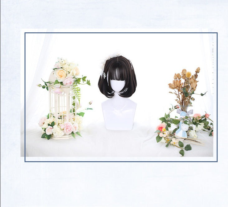 Dalao Home - Sweet 30cm BOBO Short Lolita Wig - Multicolors Wig