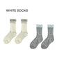 Milky white + light gray, 2-pair set