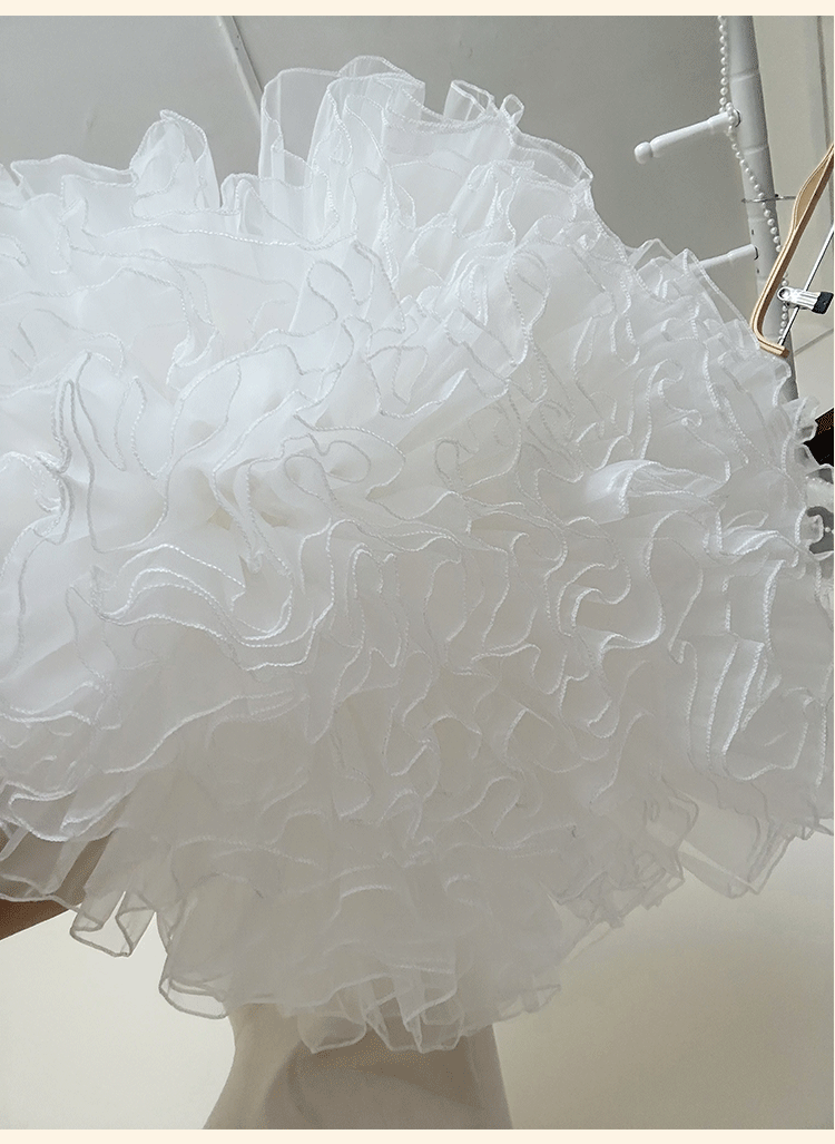 Niu Niu - Plus Size Lolita Petticoat - Daily & Puffy Version SK Skirt