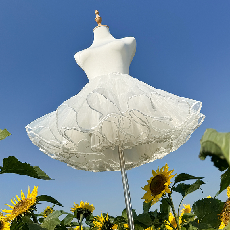 Salted Cream - Cloud Volume - Tiered Tulle Lolita Petticoat
