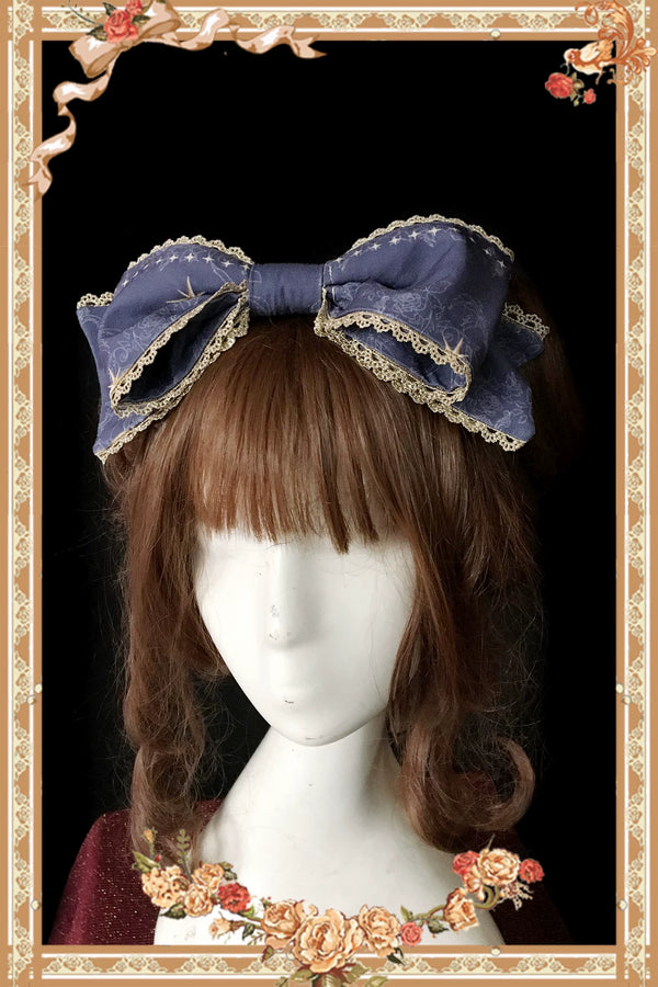 Infanta - Stargazing Bear - Wired Bow Headband