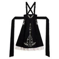 MaTuTu - Violin Variations - Gothic JSK Dress, Blouse and Bolero - Bust-supporting Dress / S