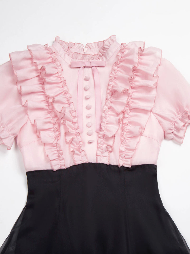 With PUJI - Miss Laura: Moon Viewing - Lolita OP Dress detail view 4