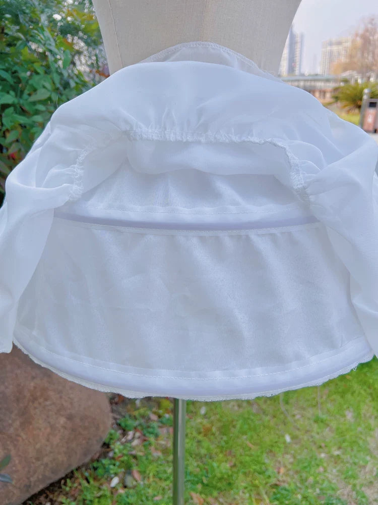 Flower Fieldhappy Event - Adjustable Hoop Puffy - 13.8-inch Lolita petticoat with built-in bloomers - product detail 6