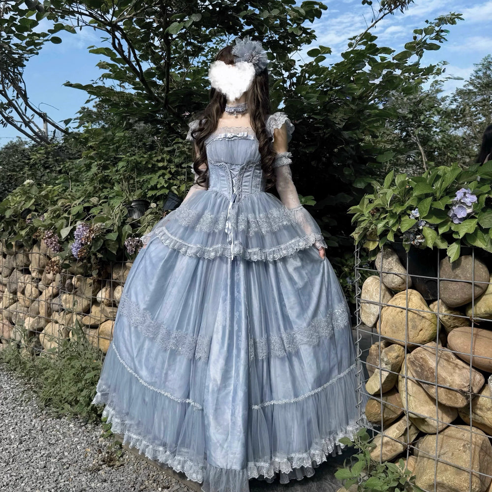 Emoji Dream - Misty Forest - One-piece romantic lolita dress