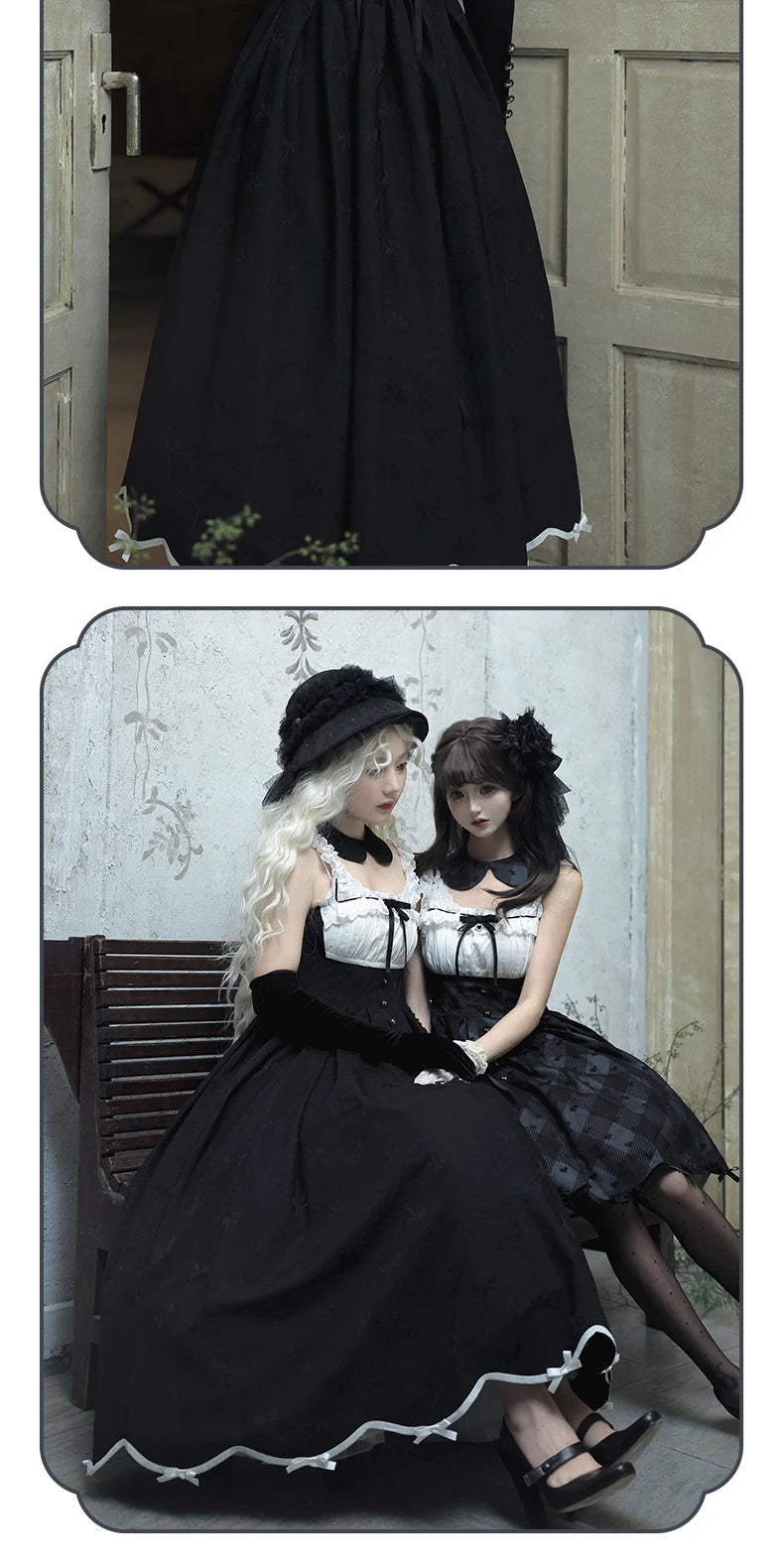 Inmorelli - Silent Manor - Lolita JSK and Outer Layer with Plaid Short-JSK Option
