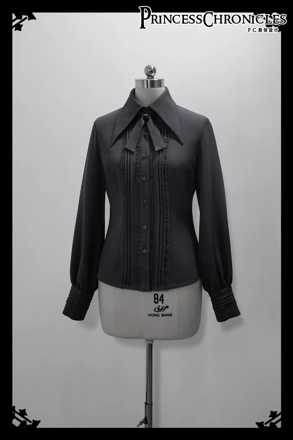 Princess Chronicles - Black Dragon - Gothic Lolita Shirt Retro Elegant Blouse Multicolors
