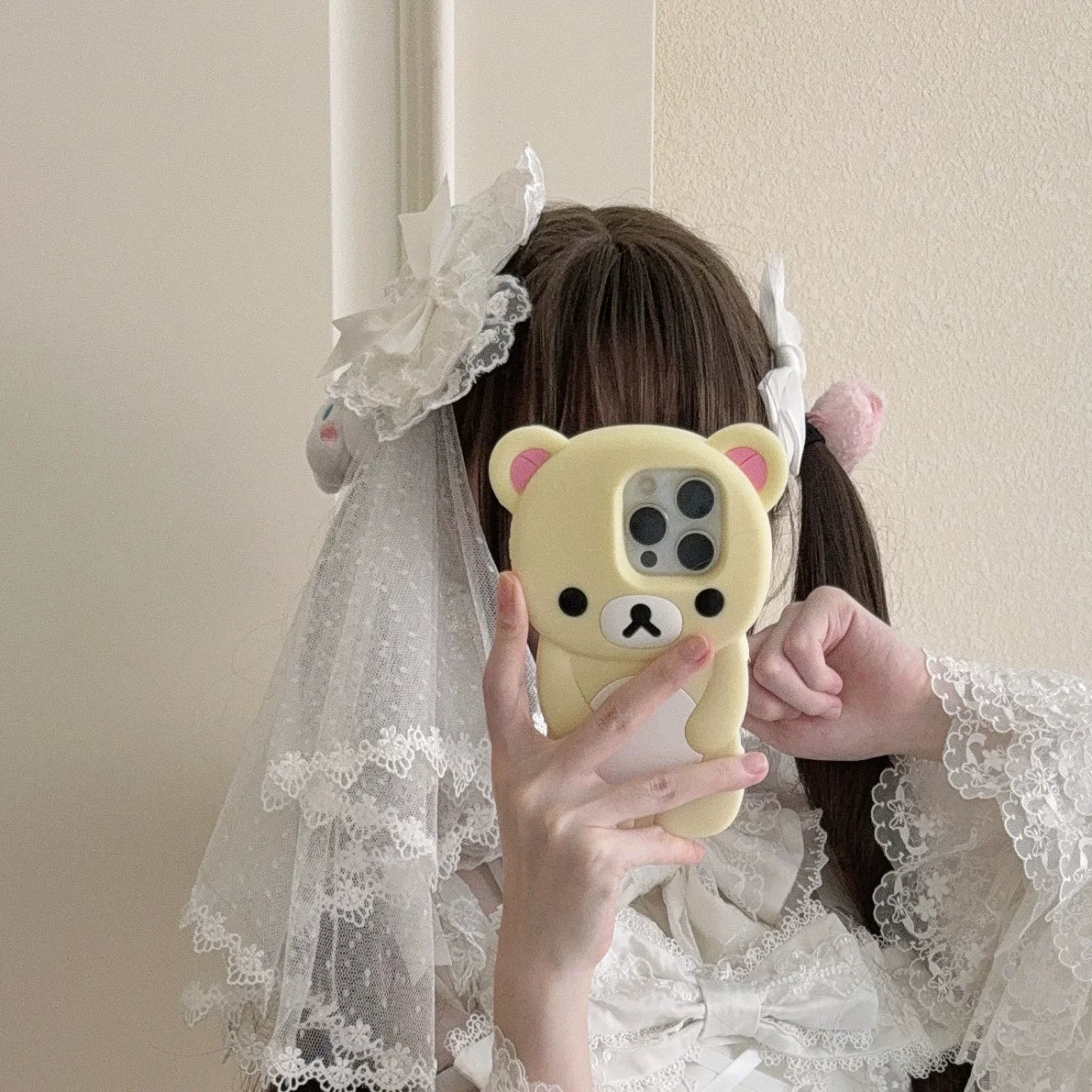 Velvet Sweetheart - Doll-like Sweet Lolita Jumper Dress, Bow Accents (L M S) 44021:792812