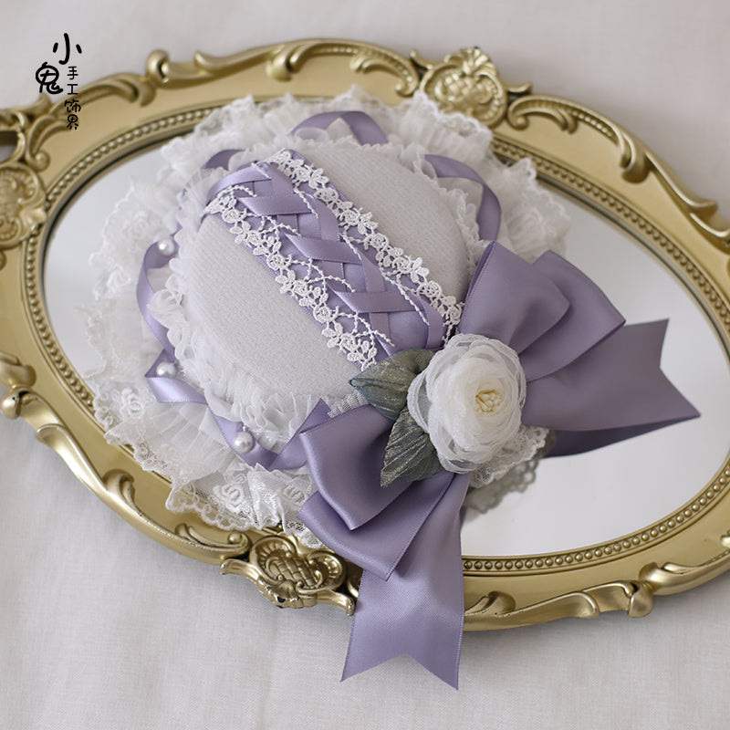 Xiaogui - Elegant Lolita Headdress Bow KC - Cuffs Hairpins Headwear