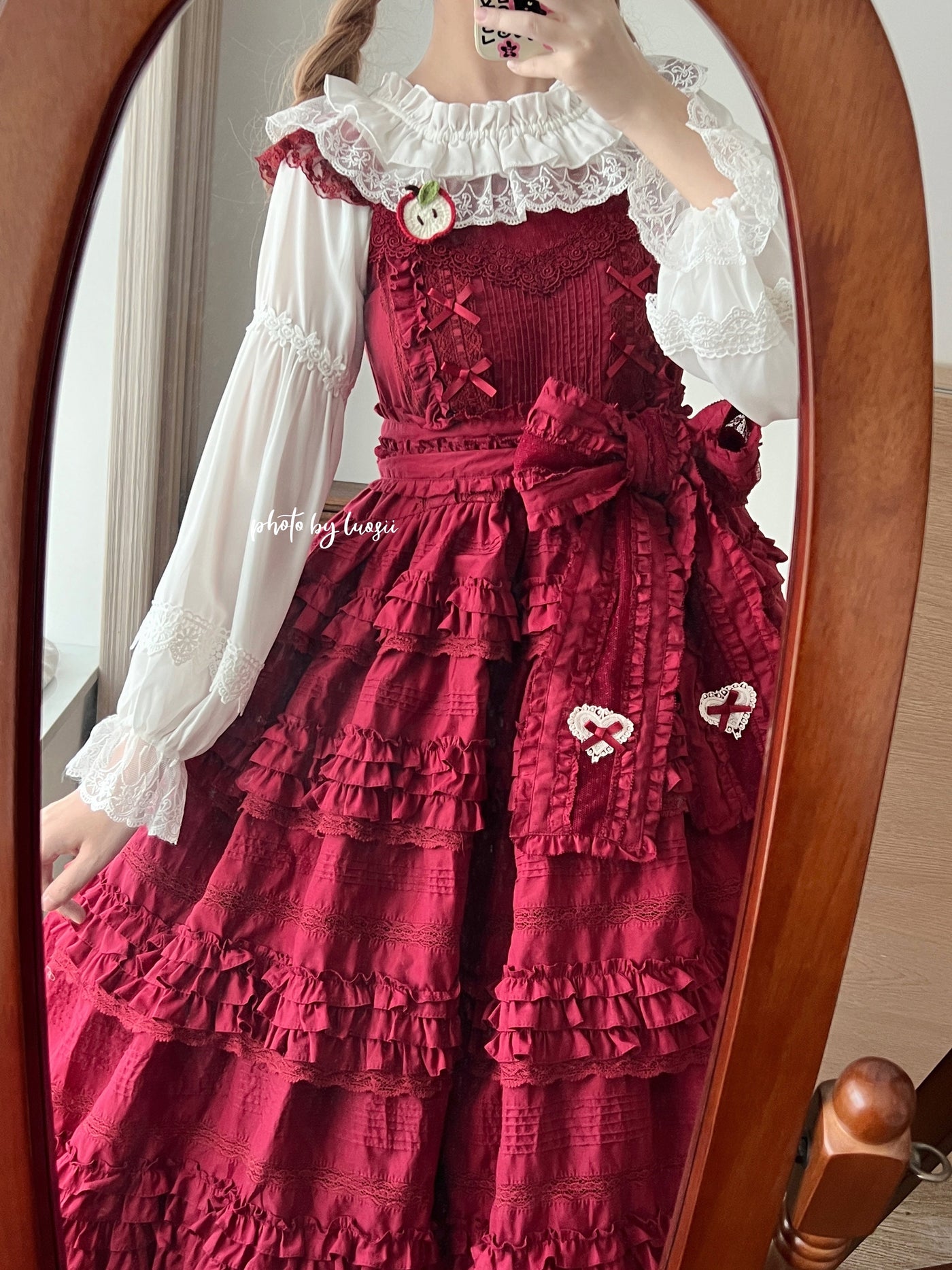 DMFS Lolita - Chiffon Off-Shoulder Classic Lolita - Blouse Innerwear