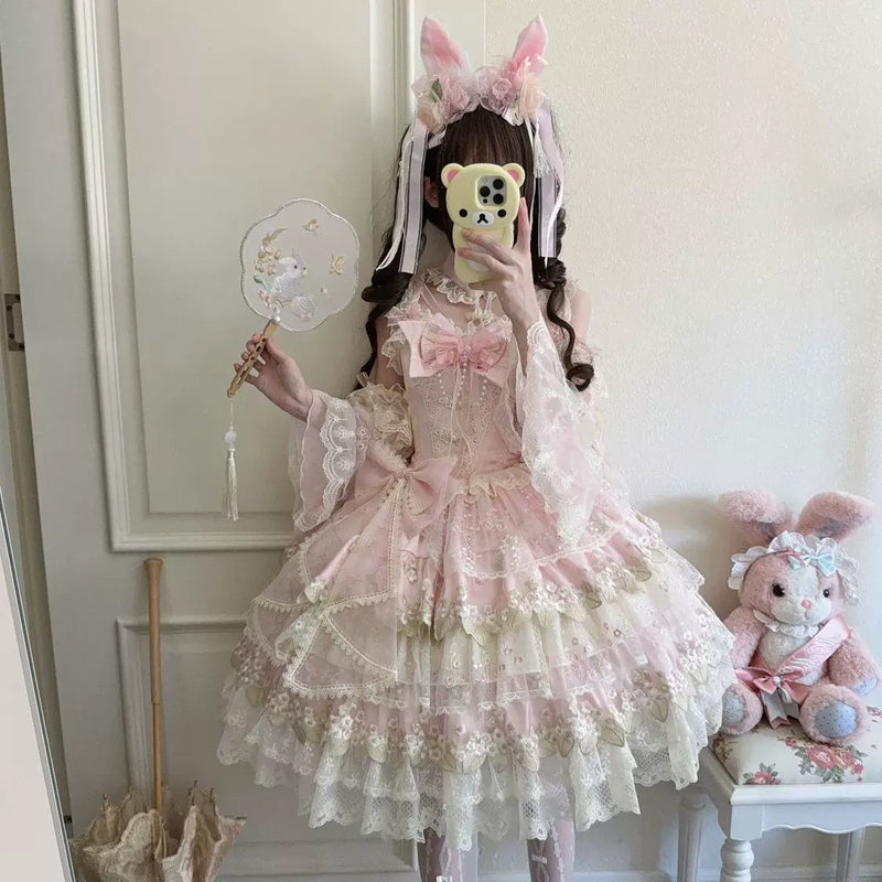 Hanguliang Flower Rain Chinese JSK Dress