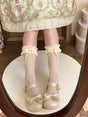 Yellow double-layer ribbon waist-wrap tie / One Size