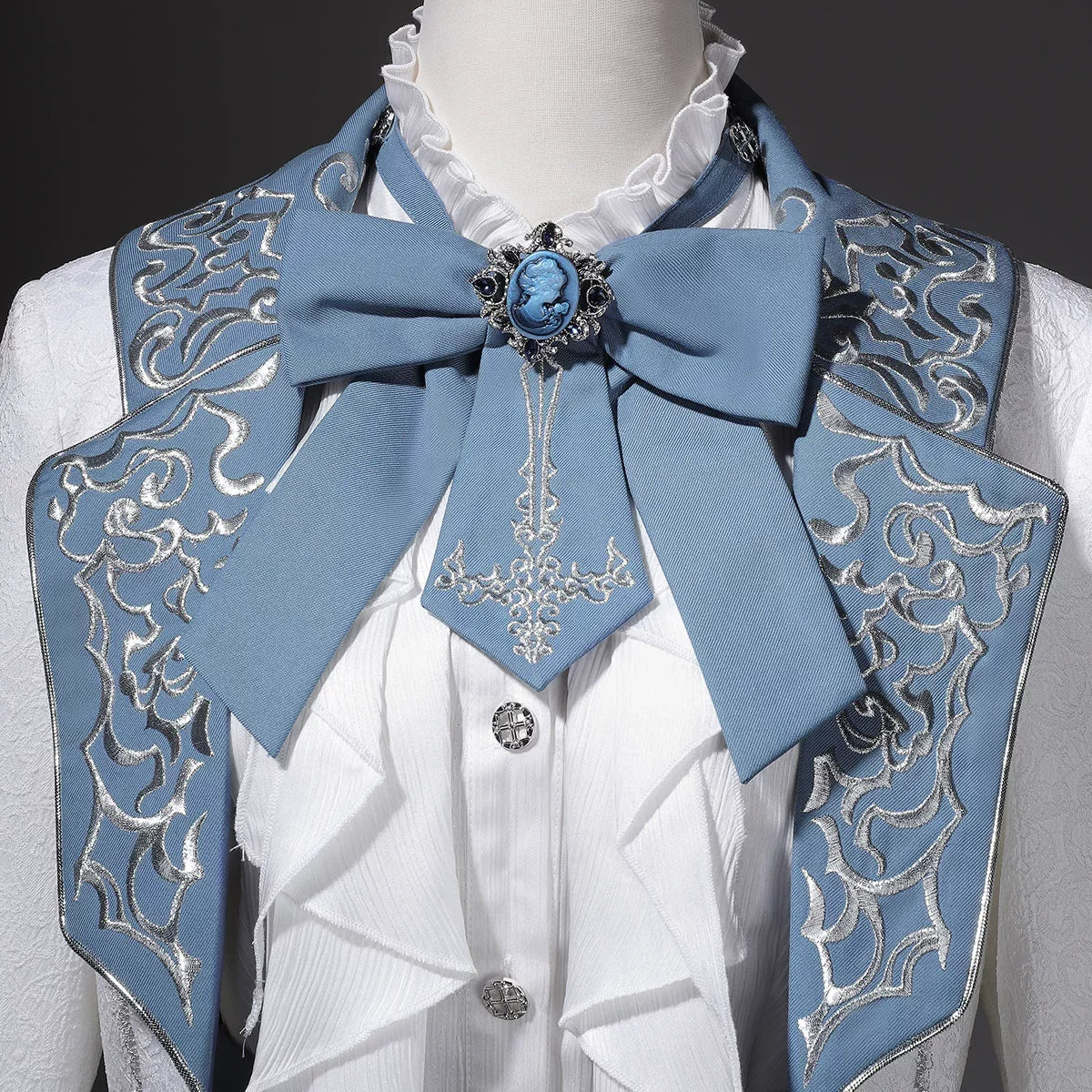 Your Princess - Lunar Paladin - Embroidered Ouji Lolita Tailcoat Set