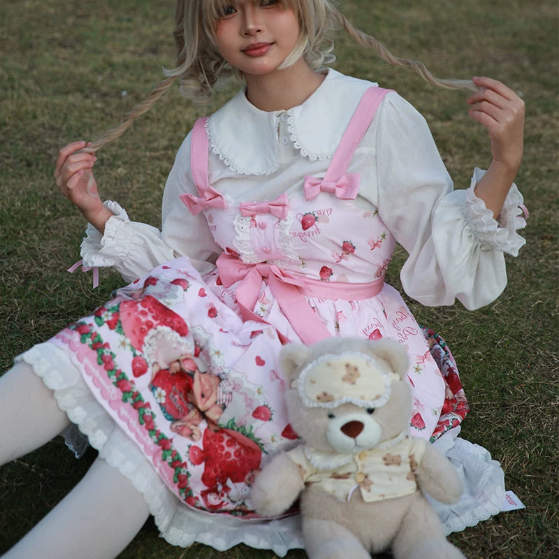 Yueele - Pink Summer - Plus-Size Lolita Outfit Set - detail view 7