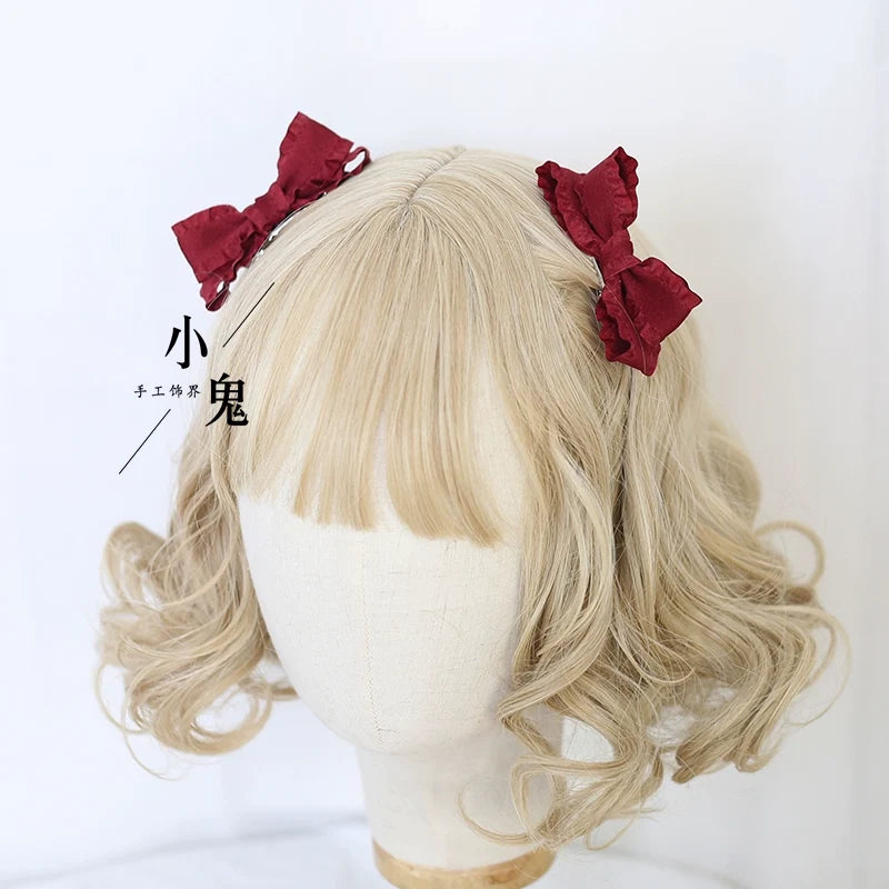 Xiaogui - Cute Lolita Headwear Ponytail - Hairclips Daily Lolita Accessories Headwear