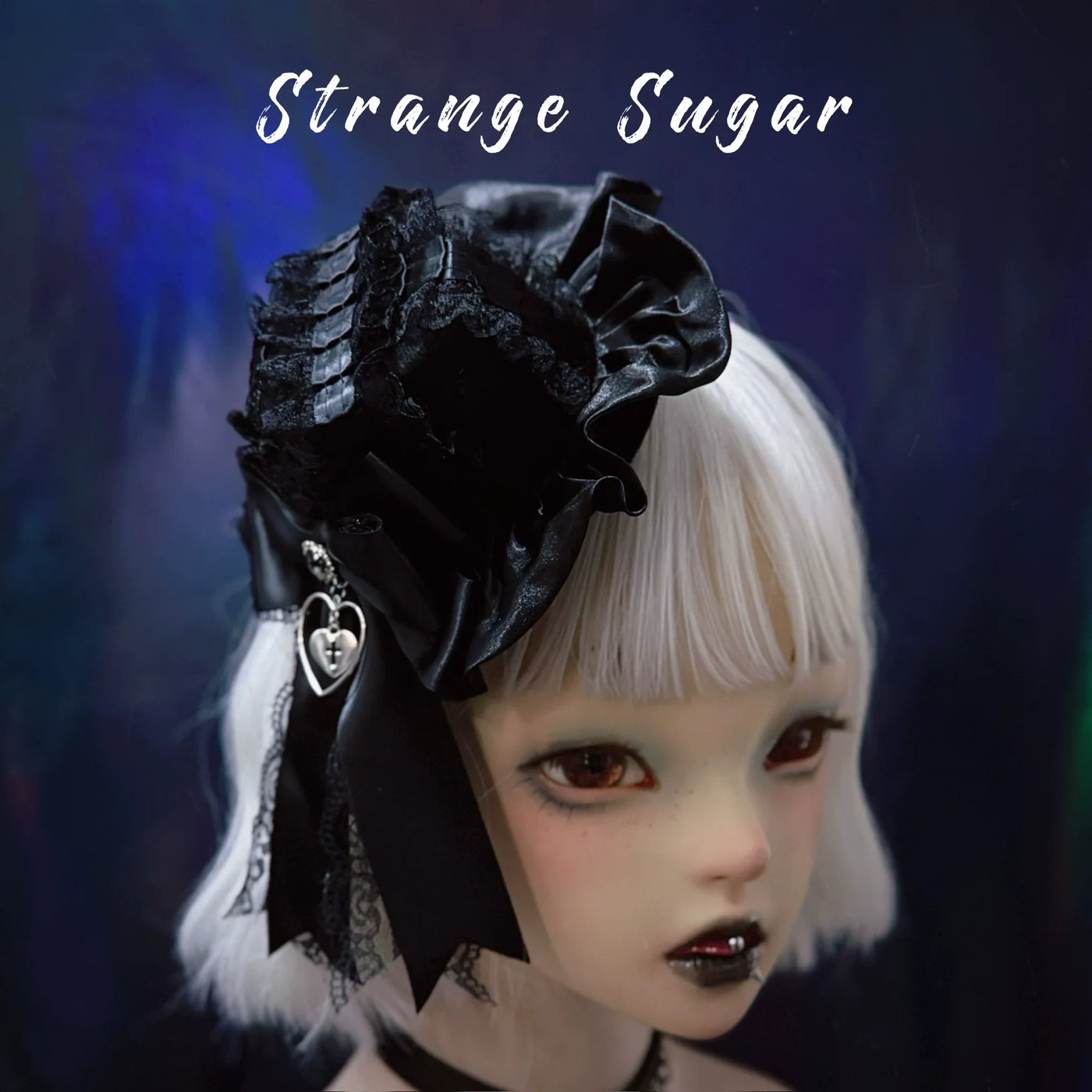 Strange Sugar - Halloween Gothic Lolita Headdress - Eyeball & Skeleton Accent Headwear
