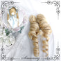 Oil Painting style - pair of ponytails with tendrils