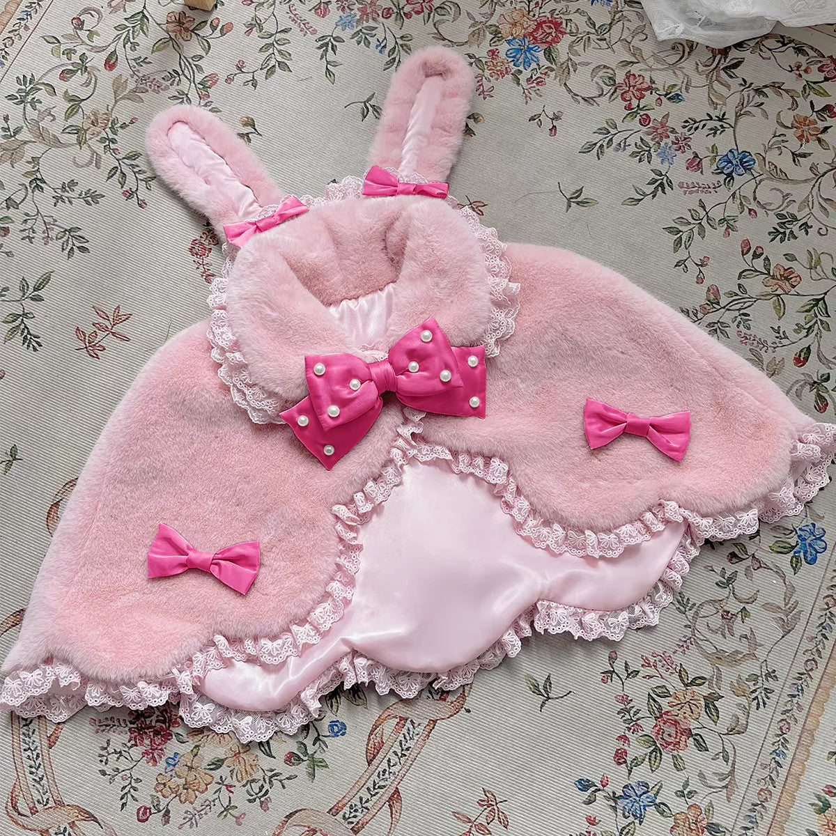 Letters from Unknown Star - Kawaii Lolita Cape Winter Lolita - Shawl Daily Outerwear