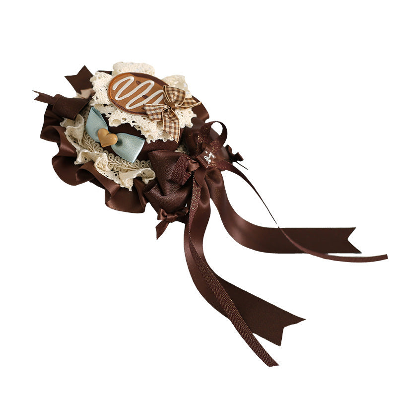 Xiaogui - Sweet Lolita Headband and Top Hat - with Candy Details Headwear
