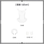 Apron 3-piece set (Apron + Headband + Pair of Sleeves) (One size, order M) In Stock / S