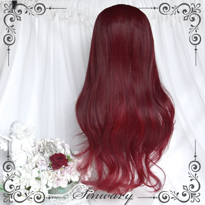 Sinwavy cherry red gothic Lolita curl wig - view 3