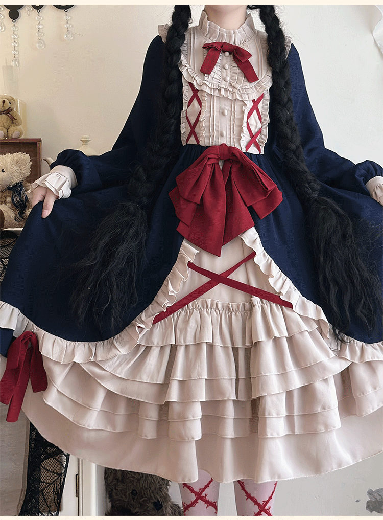 Niu Niu - Halloween Plus Size Lolita OP Dress - OP Dress