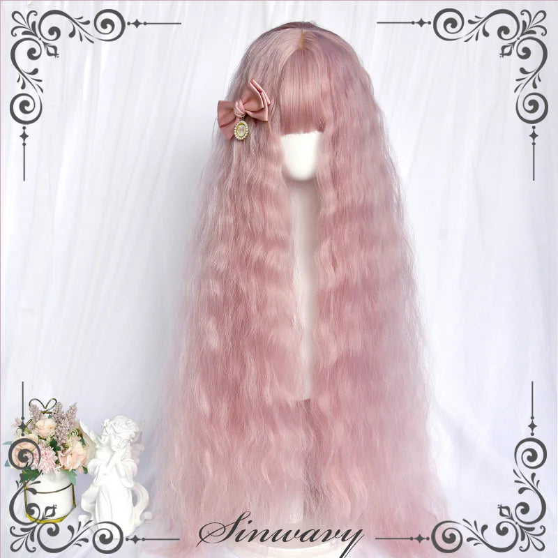 Sinwavy Waltz pink wavy Lolita wig - view 5