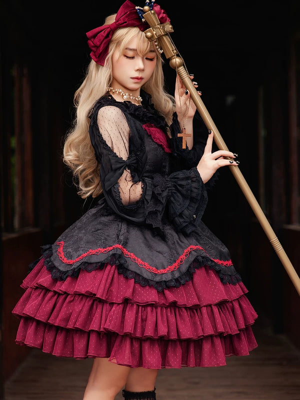Infanta - Pearl Jewellery Box - Jacquard Bustle JSK