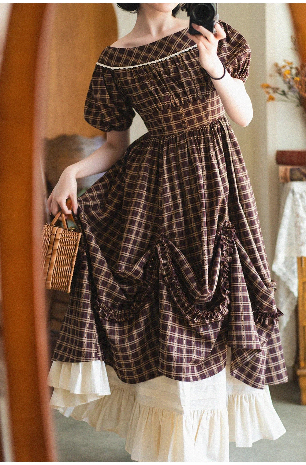Forest Wardrobe - Classic Lolita Cotton Underskirt - Ruffles Hem SK Skirt