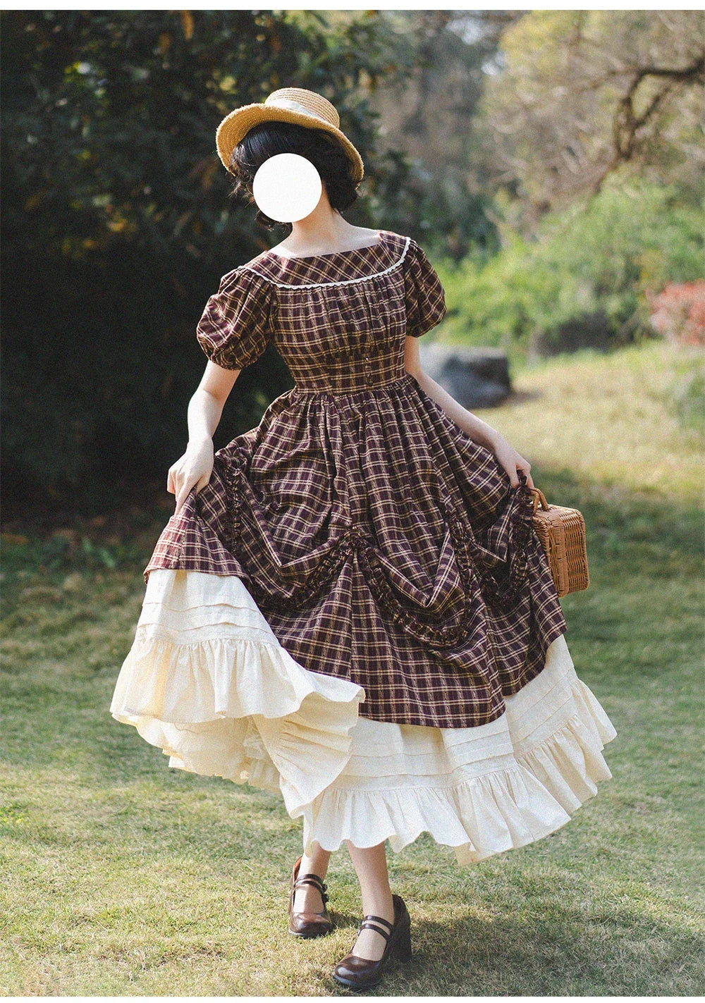 Forest Wardrobe - Classic Lolita Cotton Underskirt - Ruffles Hem SK Skirt